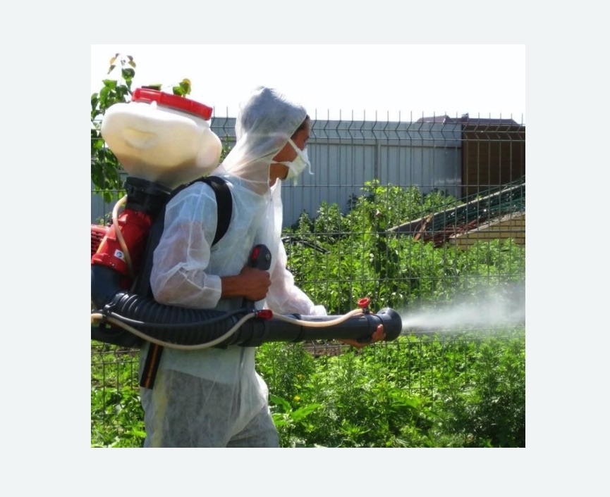 Акарицидная обработка территории Акарицидная обработка территории в поселке Первомайское